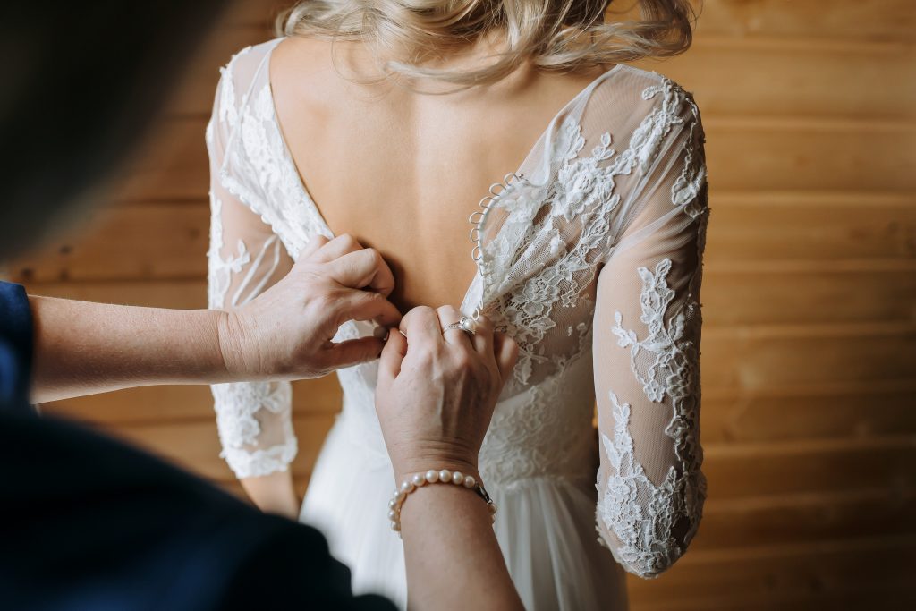 Wedding Dress Design, Wedding Dress Fitting and Wedding Dress Alterations by Stitches Tailor Shop Edmonton