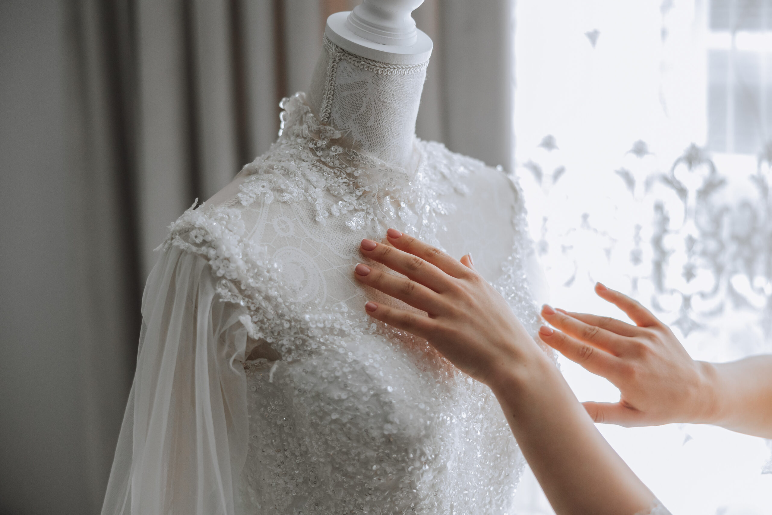 Custom Wedding Gown Design by Stitches tailor Shop Edmonton